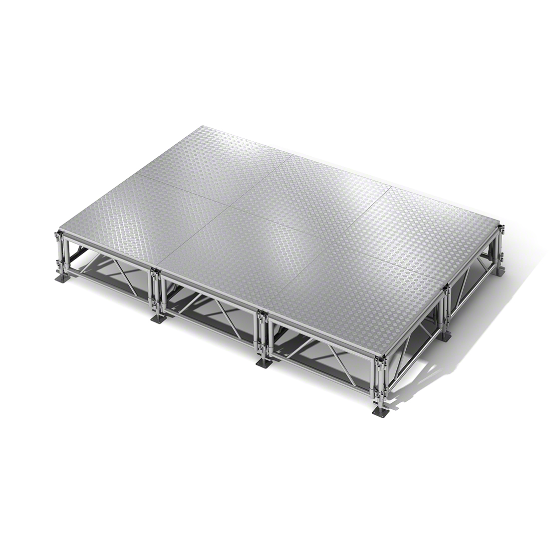 All-Terrain ATSTAGE12848P 12'x8' Outdoor Stage, Aluminum