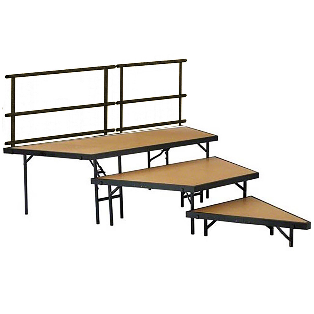 Seated Choir Riser Add-On Set, Hardboard 36D, Band & Choral Risers