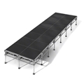 All-Terrain 8'x28' Outdoor Stage System, 24"-48" High, Industrial Finish