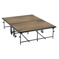 Midwest Folding 4'x8'x16" Fixed-Height Mobile Stage, Hardboard