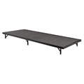 National Public Seating S368C 3'x8' Portable Stage with Carpet, 8" Height