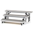 National Public Seating TPR72 TransPort 3-Level Tapered Choral Riser - NPS-TPR72