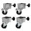ProFlex Casters for Mobile Stage/Drum Riser (4-Pack) - PF4CASTER