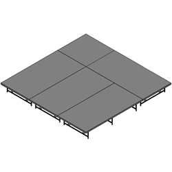 Staging 101 12x12 Portable Stage 16"-24" High 12x12, 12 x 12, 144 square feet, folding stage, 4x36, 4 x 36, 36x4