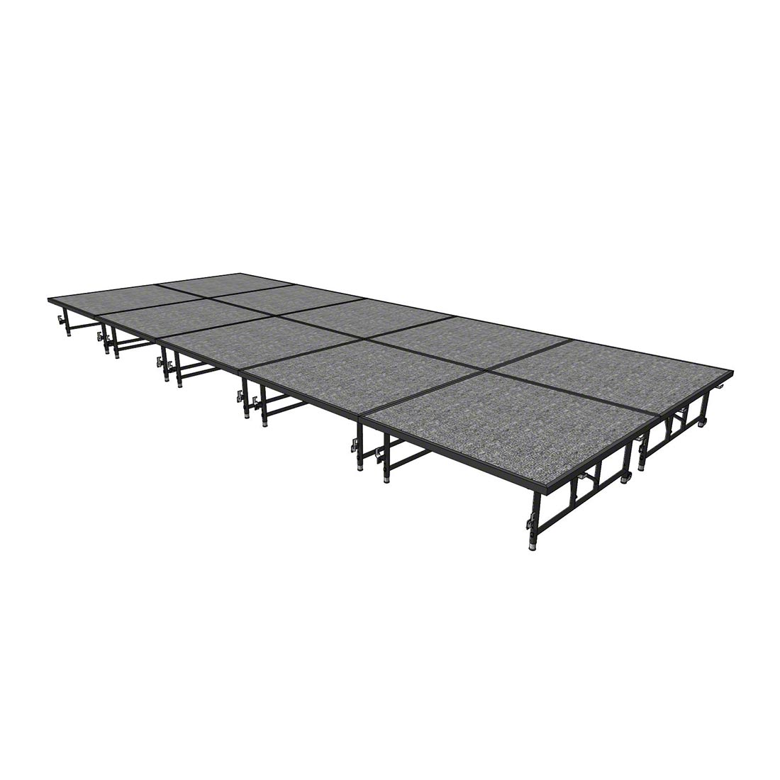 Midwest Folding 8'x20' TransFold Portable Stage Kit, 16