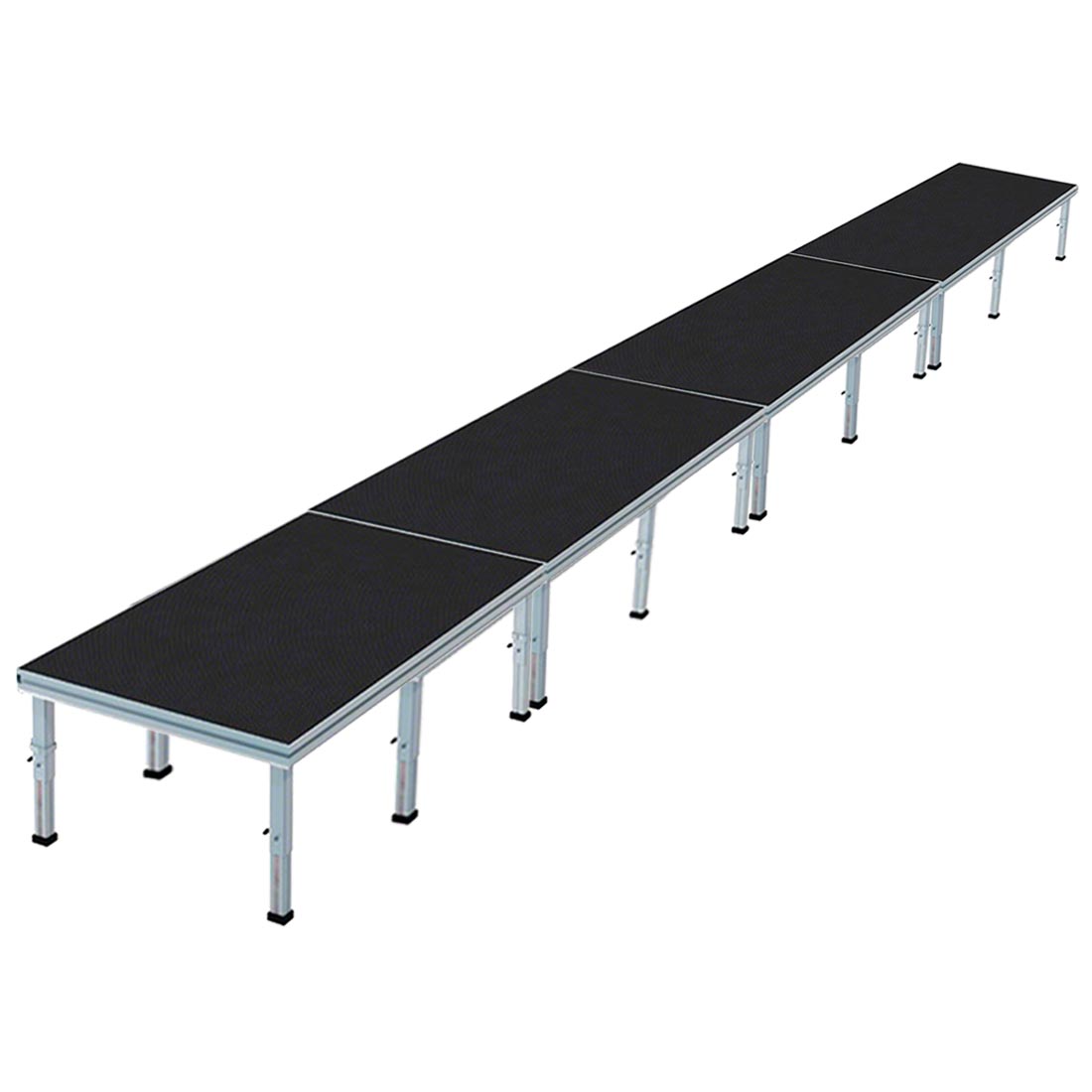 National Public Seating S4816HB Portable Stage,4 ft. x 8 ft. x 16H,Hardboard