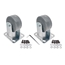 Staging 101 Replacement Fixed Casters for Storage Trolleys (2-pack) - SCAST