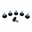 Staging 101 Screw-in Rubber Feet for Stage Legs (6-pack) - SRFEET6