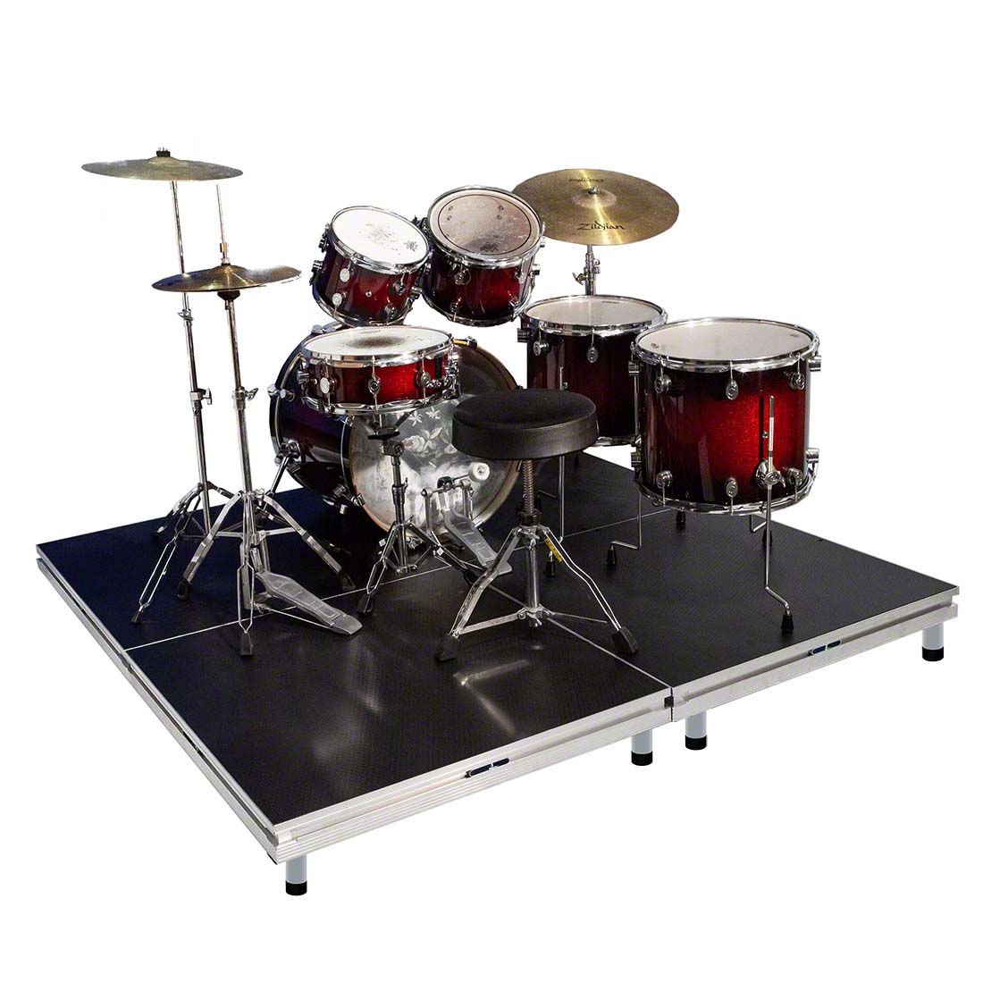 QuickLock 6x6 Drum Riser, промисловийQuickLock 6x6 Drum Riser, промисловий  