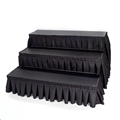 Ameristage Box-Pleat Polyester Step Skirts for IntelliStage 3'W Stage Steps