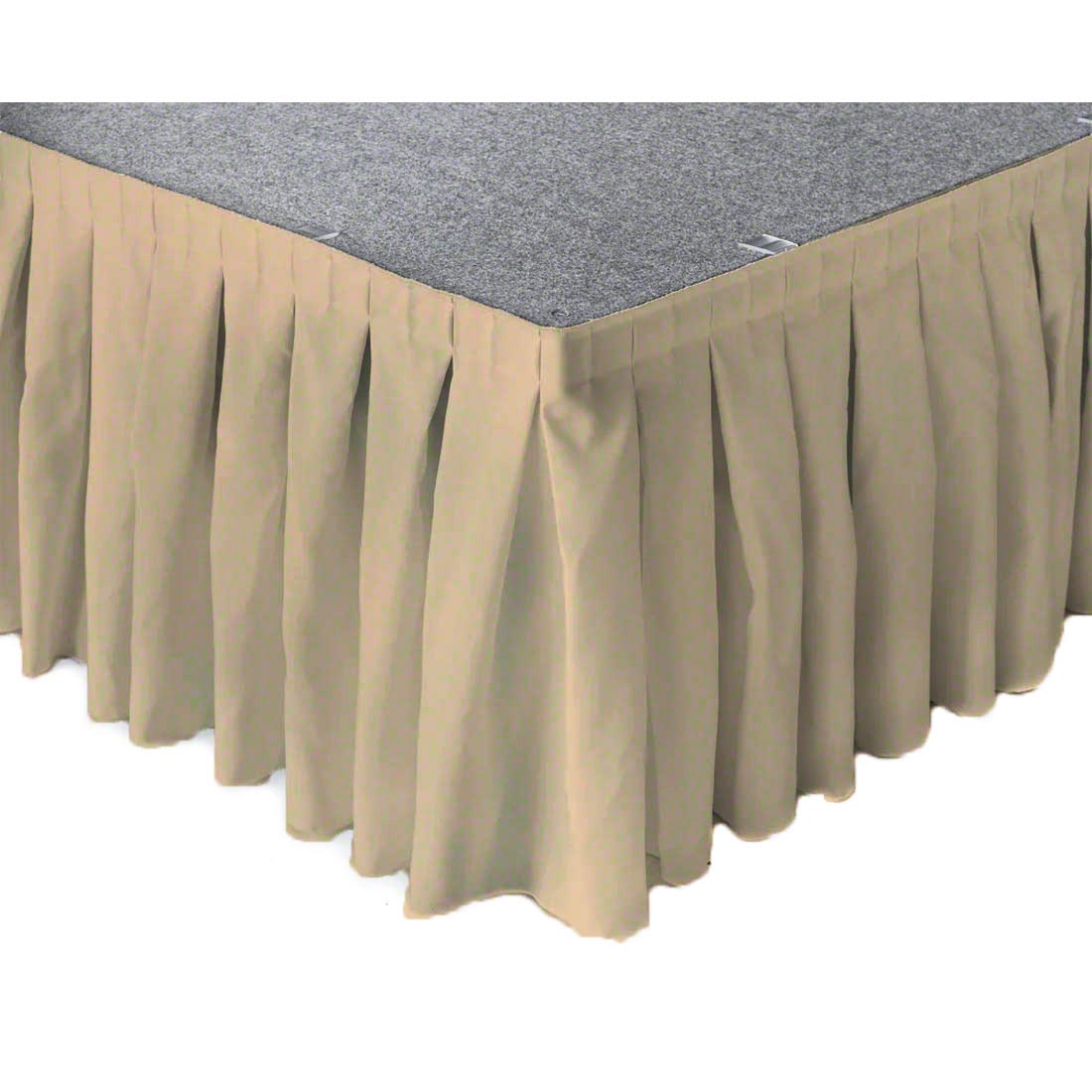 Ameristage Box-Pleat Stage Skirt, 16'x24