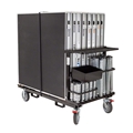 Biljax AS2100 8'x16' Portable Stage &amp; Storage Cart Package (4'x4' Decks)