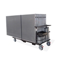 Biljax AS2100 16'x16' Portable Stage &amp; Storage Cart Package (4'x8' Decks)