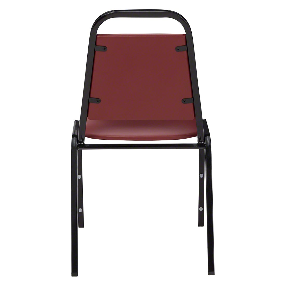 NPS® 9108-B Vinyl Stack Chair, Burgundy | StageDrop