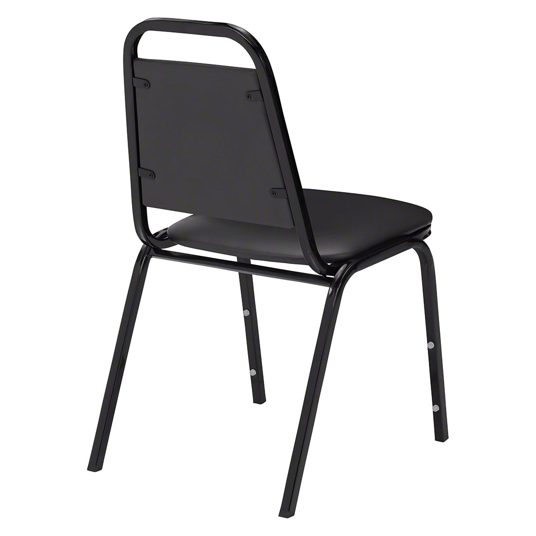 NPS® 9110-B Black Vinyl Stack Chair | StageDrop