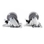 Staging 101 Replacement Swivel Casters with Brakes for STROLLEY Storage Trolley (2-pack) - SCASTB