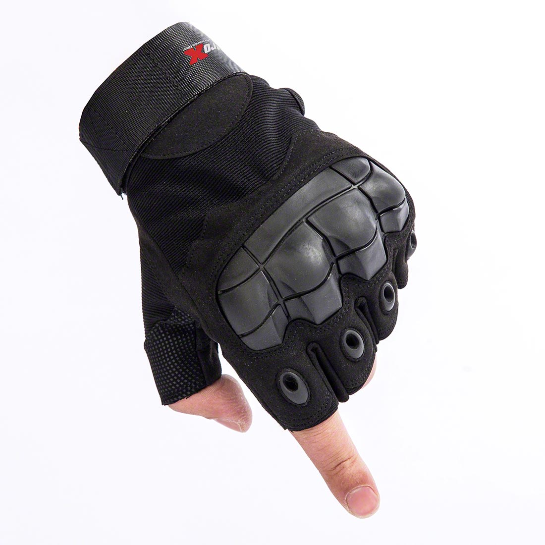 ProX X-GRIPZ Hard Knuckle Fingerless Gloves | StageDrop